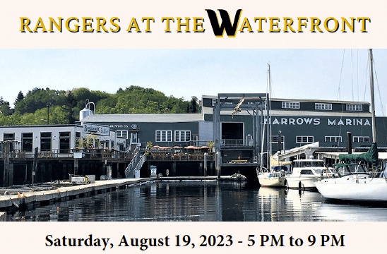 Rangers at the Waterfront, Saturday, August 19, 2023, 5 PM to 9 PM, Narrows Marina